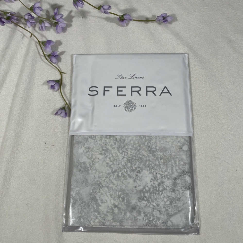 NIB SFERRA Pallani Boudoir Pillow Sham in Lunar Watercolor [SZ 12‎ x 16 ]